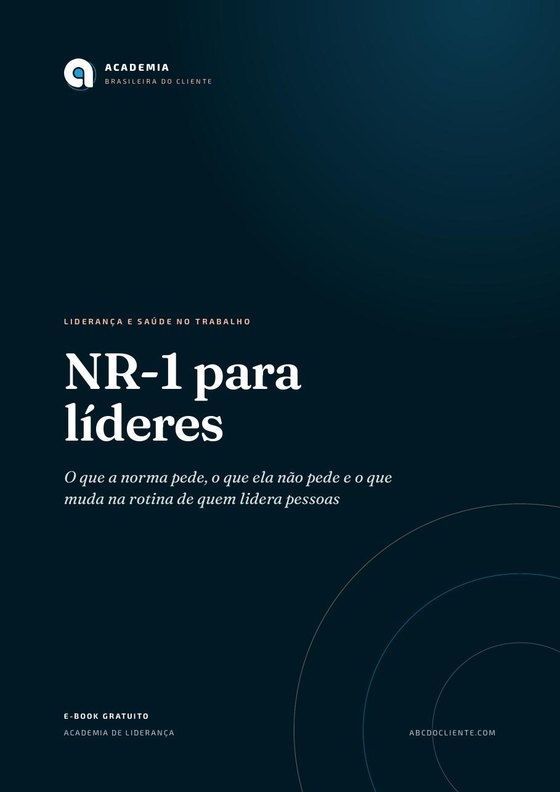 Capa do e-book NR-1 para líderes